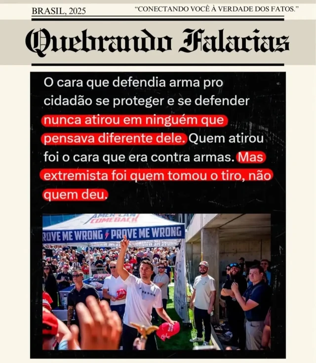 Morte do influenciador conservador americano Charlie Kink expõe a face de uma esquerda “Assassina”!